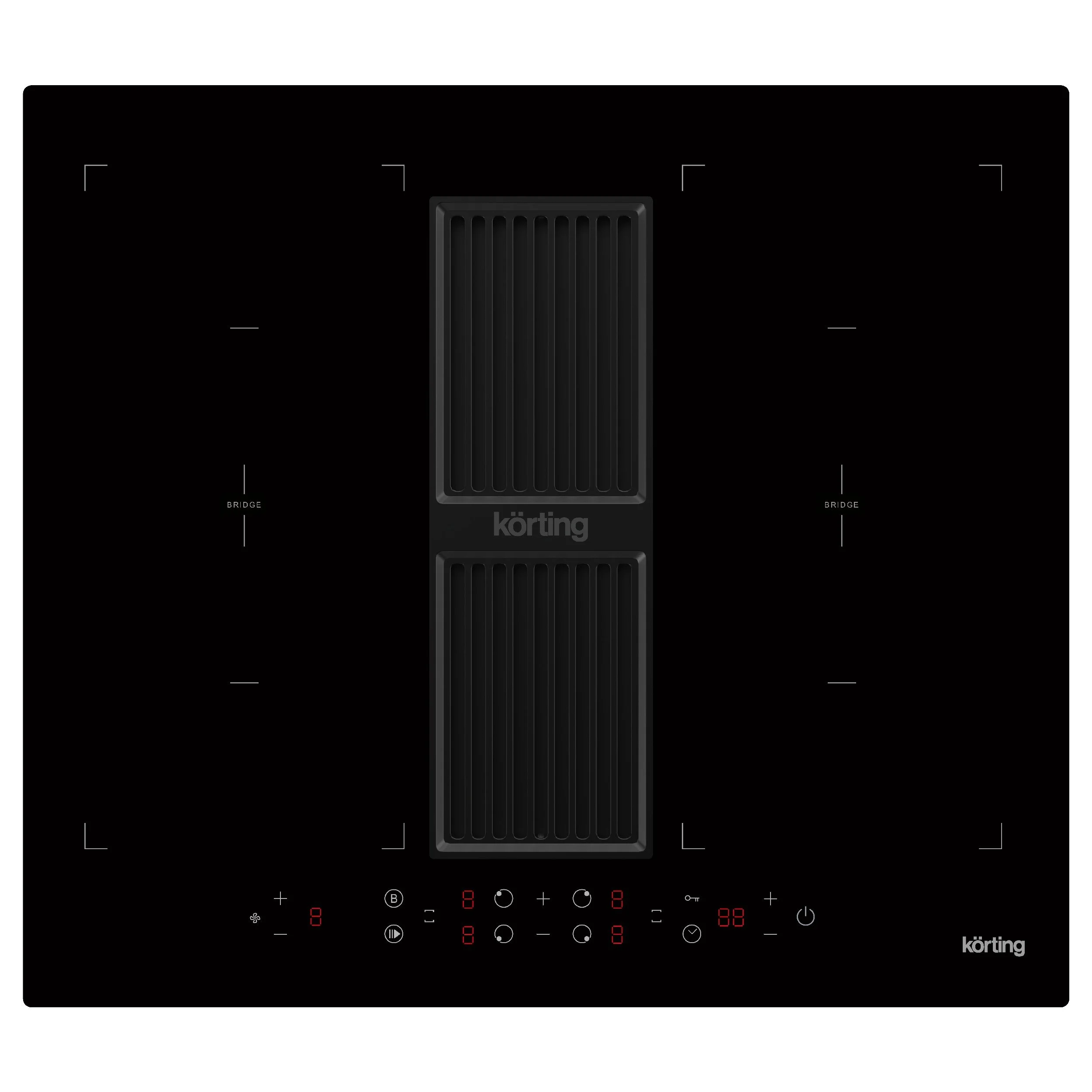 Индукционная варочная панель с интегрированной вытяжкой HIBH 68980 NB